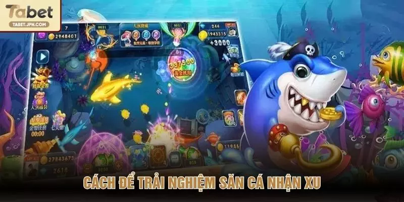 Cách để trải nghiệm săn cá nhận xu